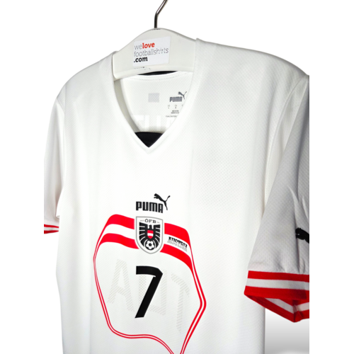 Puma Originelles Retro-Vintage-Fußballtrikot Österreich 2022/23
