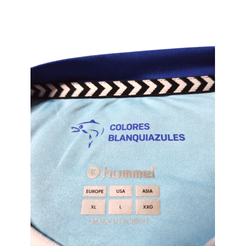 Hummel Originelles Retro-Vintage-Fußballtrikot Malaga C.F. 2025/26