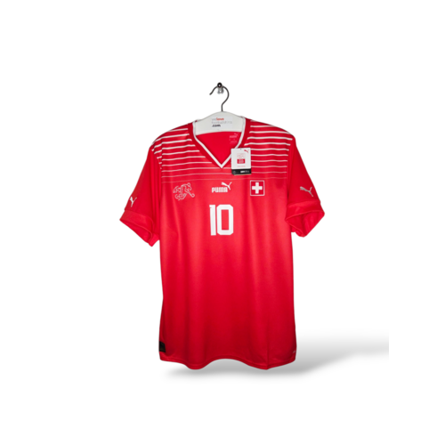 Puma Origineel retro vintage voetbalshirt Zwitserland World Cup 2022