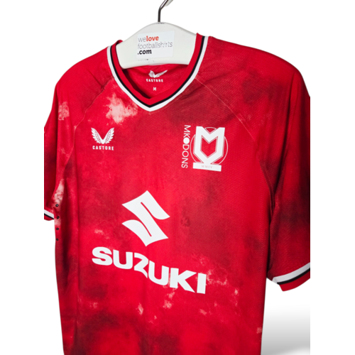 Castore Origineel retro vintage voetbalshirt MK Dons 2022/23