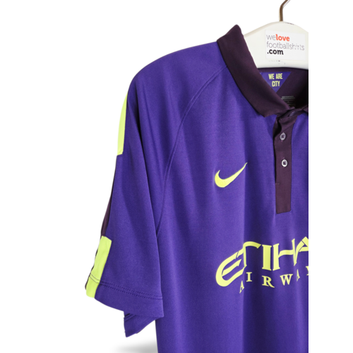 Nike Origineel retro vintage voetbalshirt Manchester City 2014/15