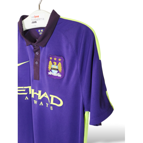 Nike Origineel retro vintage voetbalshirt Manchester City 2014/15