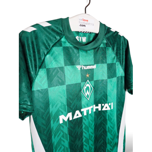 Hummel Origineel retro vintage voetbalshirt Werder Bremen 2024/25