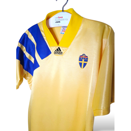 Adidas Origineel retro vintage voetbalshirt Zweden 1991/93