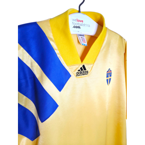 Adidas Origineel retro vintage voetbalshirt Zweden 1991/93