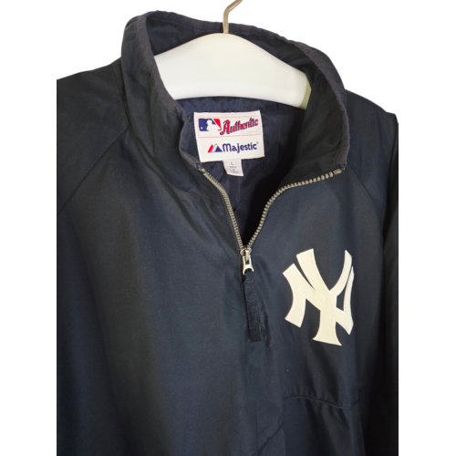 Majestic Origineel vintage Majestic MLB 1/4 zip jacket New York Yankees
