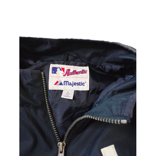 Majestic Origineel vintage Majestic MLB 1/4 zip jacket New York Yankees