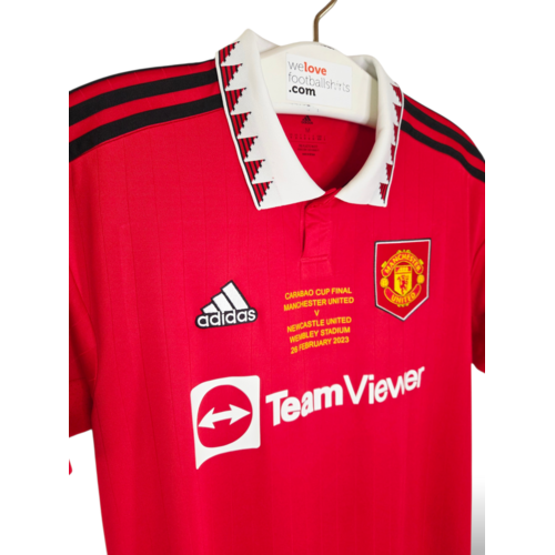 Adidas Origineel retro vintage voetbalshirt Manchester United 2022/23