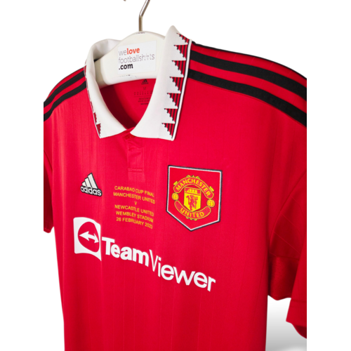 Adidas Origineel retro vintage voetbalshirt Manchester United 2022/23