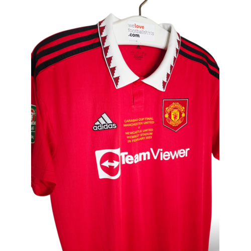 Adidas Origineel retro vintage voetbalshirt Manchester United 2022/23