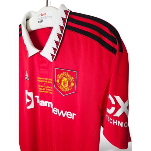 Adidas Origineel retro vintage voetbalshirt Manchester United 2022/23