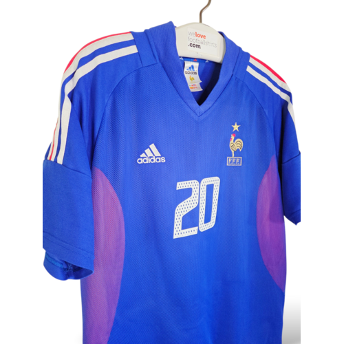 Adidas Original Adidas vintage football shirt France World Cup 2002