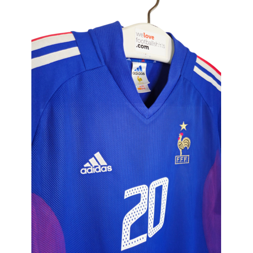 Adidas Original Adidas vintage football shirt France World Cup 2002