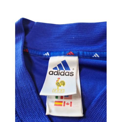 Adidas Original Adidas vintage football shirt France World Cup 2002