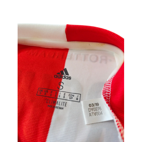 Adidas Adidas Matchworn voetbalshirt Feyenoord Rotterdam 2019/20