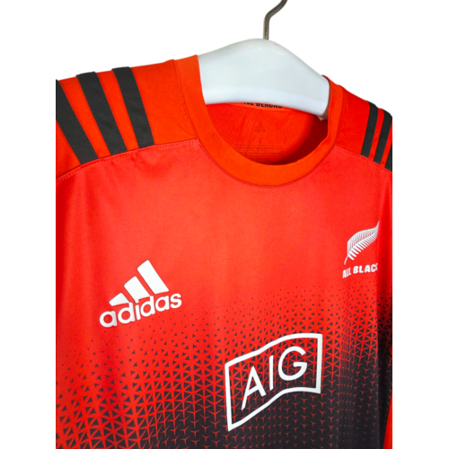 Adidas Origineel Adidas vintage rugby shirt Nieuw Zeeland All Blacks 2017
