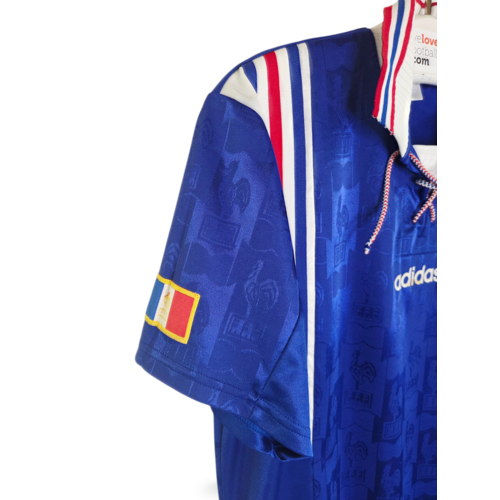Adidas Original retro vintage football shirt France EURO 1996