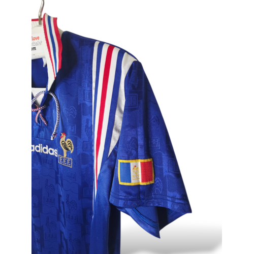 Adidas Original retro vintage football shirt France EURO 1996
