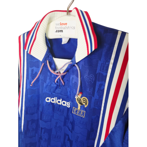 Adidas Original retro vintage football shirt France EURO 1996