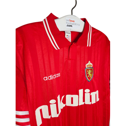 Adidas Original retro vintage football shirt Real Zaragoza 1995/96