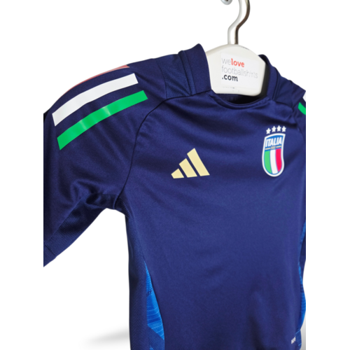 Adidas Originales Retro-Vintage-Kinderfußballtrikot Italien 2023/24