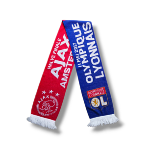 Football Scarf AFC Ajax - Olympique Lyonnais Football Scarf AFC Ajax - Olympique Lyonnais