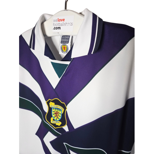 Score Draw Originales Retro-Vintage-fußballtrikot Schottland 1994/96
