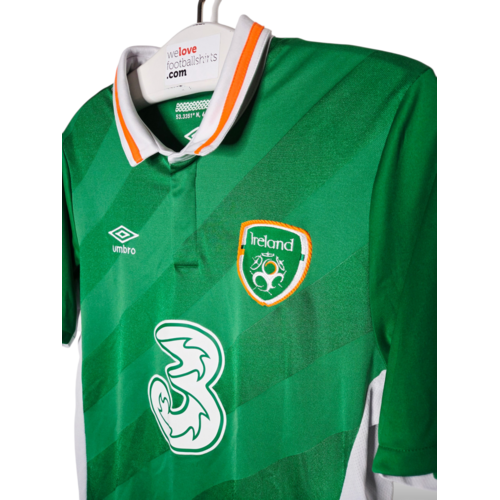 Umbro Origineel retro vintage voetbalshirt Ierland EURO 2016