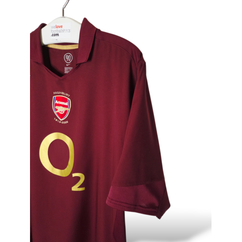 Nike Originales Retro-Vintage-fußballtrikot Arsenal 2005/06 Nike Originales Retro-Vintage-fußballtrikot Arsenal 2005/06