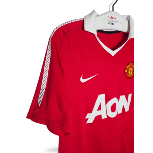 Nike Originales Retro-Vintage-fußballtrikot Manchester United 2010/11