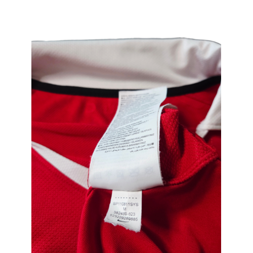 Nike Originales Retro-Vintage-fußballtrikot Manchester United 2010/11