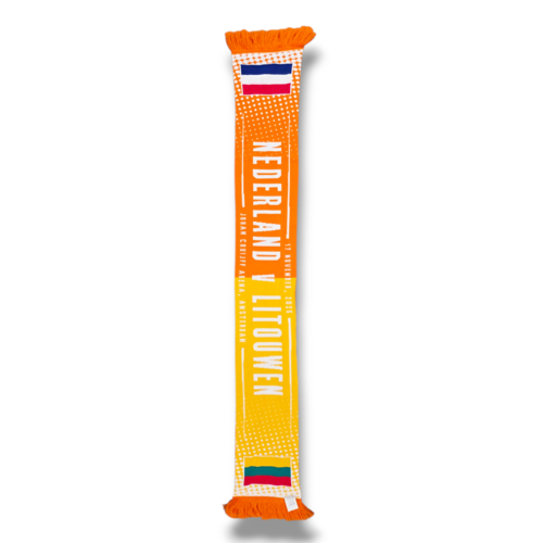 Original Football Scarf Netherlands - Lithuania Original Football Scarf Netherlands - Lithuania