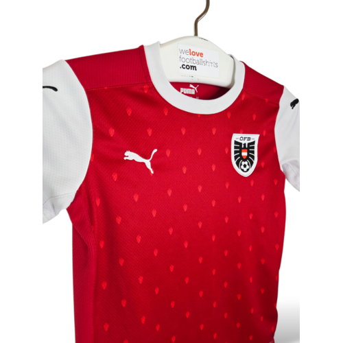 Puma Original retro vintage children's football shirt Austria 2020/22 Puma Original retro vintage children's football shirt Austria 2020/22