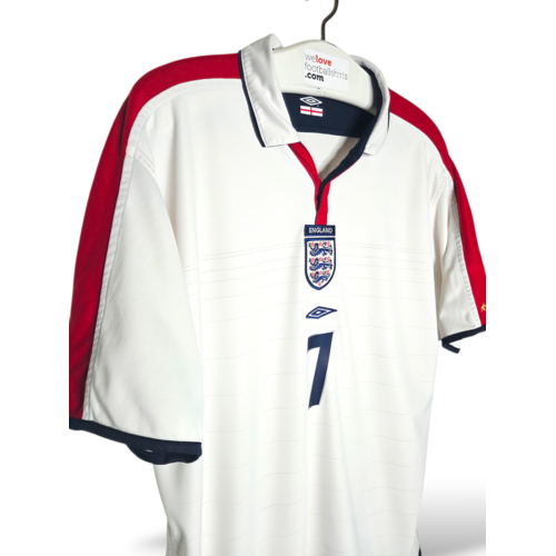 Umbro Origineel retro vintage voetbalshirt Engeland EURO 2004