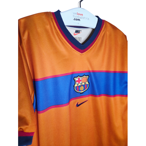 Nike Originales Retro-Vintage-fußballtrikot FC Barcelona 1998/00 Nike Originales Retro-Vintage-fußballtrikot FC Barcelona 1998/00