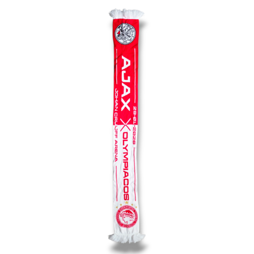 Original Football Scarf AFC Ajax - Olympiacos F.C. Original Football Scarf AFC Ajax - Olympiacos F.C.