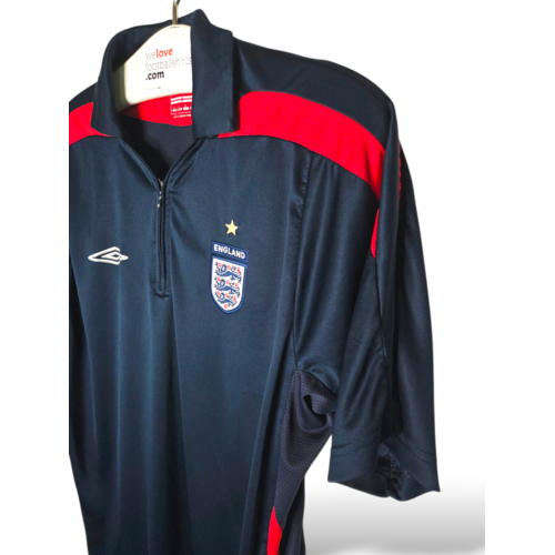Umbro Original retro vintage 1/4 zip football shirt England 2003/04 Umbro Original retro vintage 1/4 zip football shirt England 2003/04