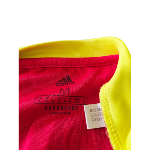 Adidas Originales Retro-Vintage-fußballtrikot Belgien EURO 2020