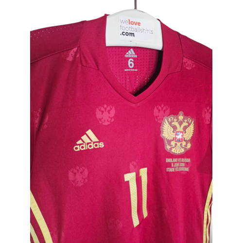 Adidas Original Vintage-Match-Issue trikot Russland EURO 2016 Adidas Original Vintage-Match-Issue trikot Russland EURO 2016