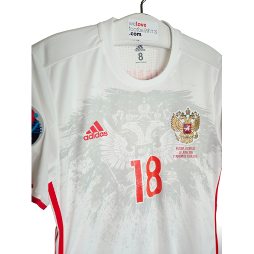 Adidas Original vintage Match-Issue football shirt Russia EURO 2016
