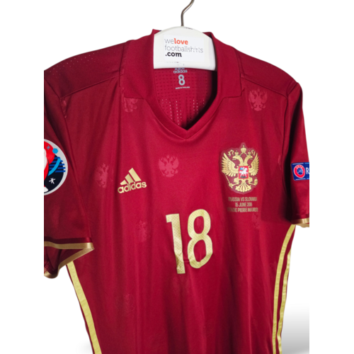Adidas Original Vintage-Match-Issue trikot Russland EURO 2016