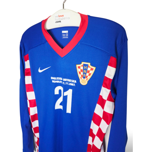 Nike Original Vintage-Match-Issue trikot Kroatien 2007/08 Nike Original Vintage-Match-Issue trikot Kroatien 2007/08