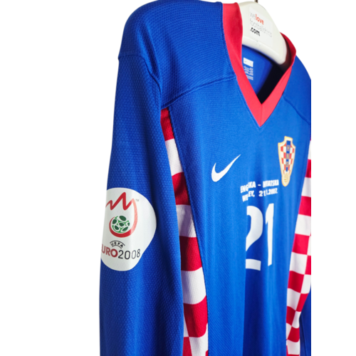 Nike Original Vintage-Match-Issue trikot Kroatien 2007/08 Nike Original Vintage-Match-Issue trikot Kroatien 2007/08