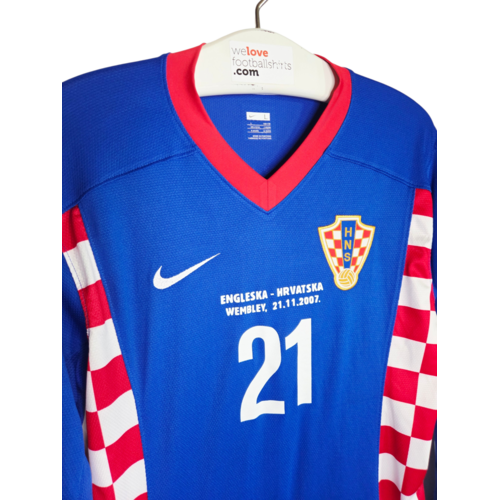 Nike Original Vintage-Match-Issue trikot Kroatien 2007/08 Nike Original Vintage-Match-Issue trikot Kroatien 2007/08