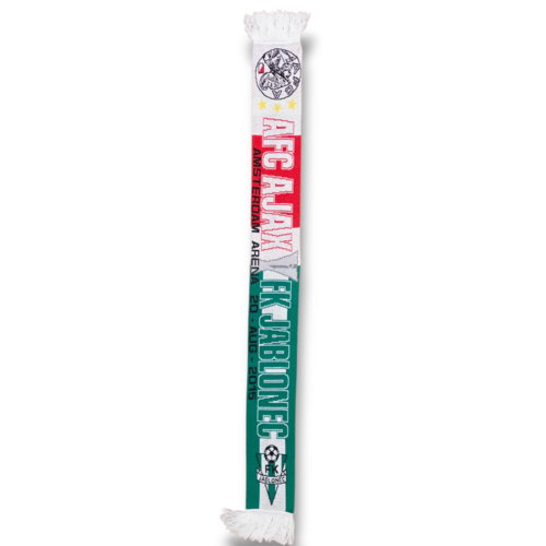 Original Football Scarf AFC Ajax - FK Jablonec