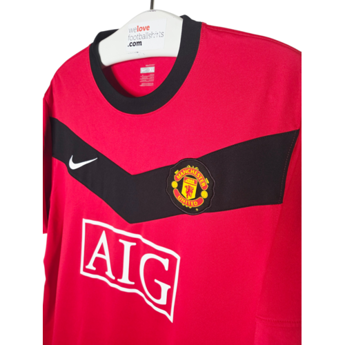 Nike Origineel retro vintage voetbalshirt Manchester United 2009/10 Nike Origineel retro vintage voetbalshirt Manchester United 2009/10