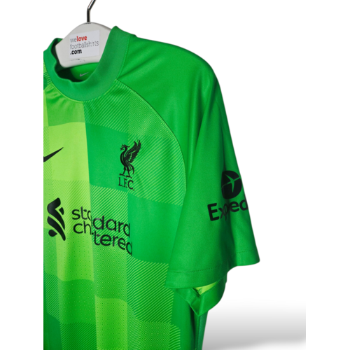 Nike Origineel retro vintage keepersshirt Liverpool 2021/22 Nike Origineel retro vintage keepersshirt Liverpool 2021/22