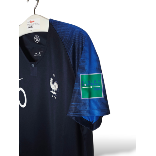 Nike Originelles Retro-Vintage-Fußballtrikot Frankreich Weltmeisterschaft 2018 Nike Originelles Retro-Vintage-Fußballtrikot Frankreich Weltmeisterschaft 2018