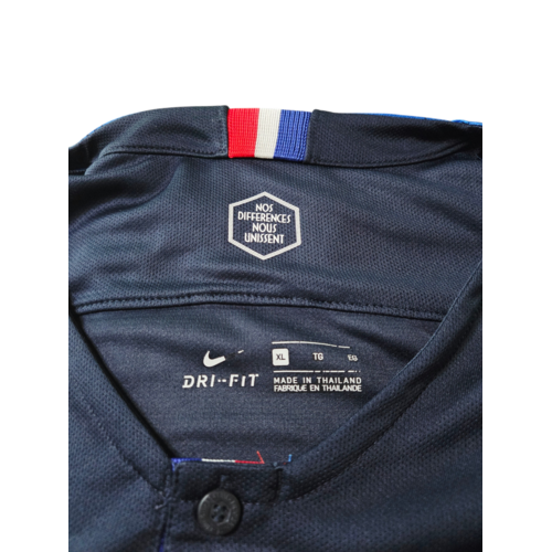 Nike Originelles Retro-Vintage-Fußballtrikot Frankreich Weltmeisterschaft 2018 Nike Originelles Retro-Vintage-Fußballtrikot Frankreich Weltmeisterschaft 2018
