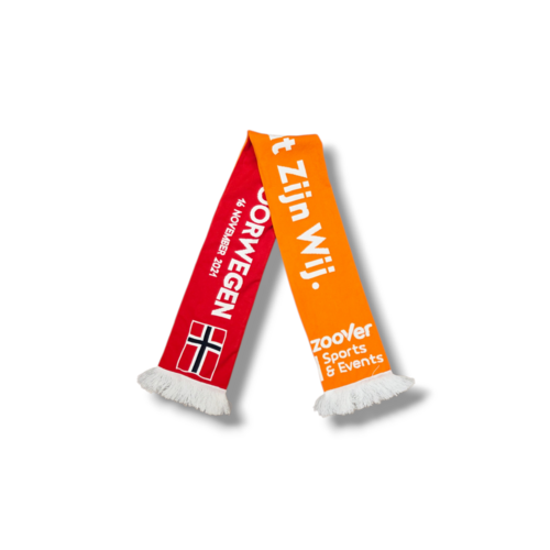 Fußballschal Niederlande - Norwegen Fußballschal Niederlande - Norwegen